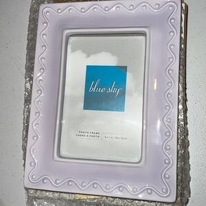 Blu Sky Lavender Squiggle picture frame 4x6